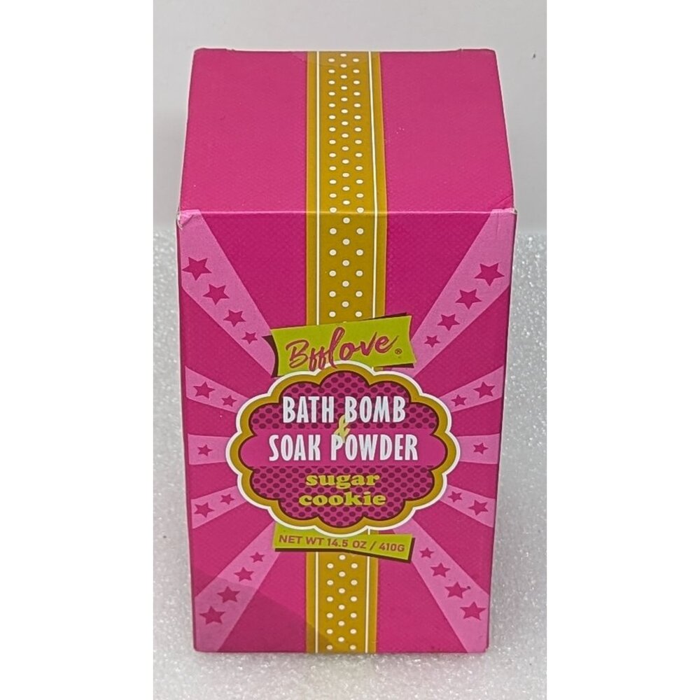 Bff Love Bath Bomb Soak Powder Sugar Cookie Scent 14.5 Oz By Body & Earth Inc.